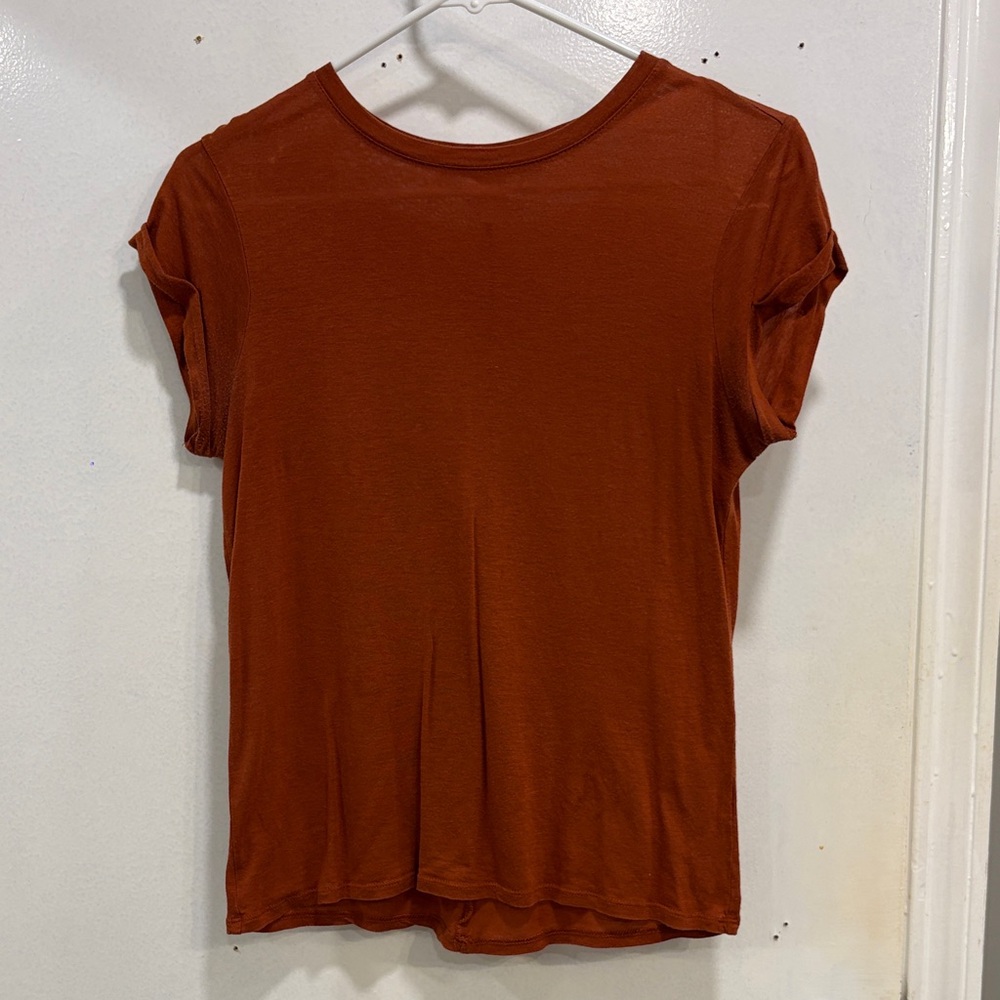 Forever 21 Burnt Orange Short Sleeve Tee